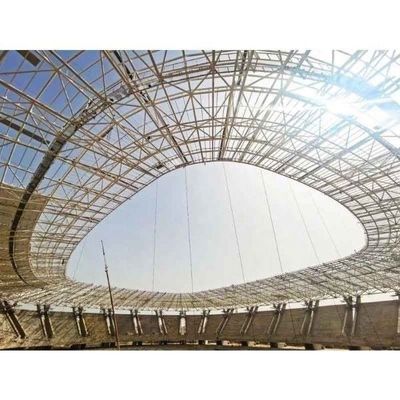 Αξιόπιστη Prefab διαστημική κατασκευή πλαισίων σταδίων δομών χάλυβα μεγάλης έκτασης