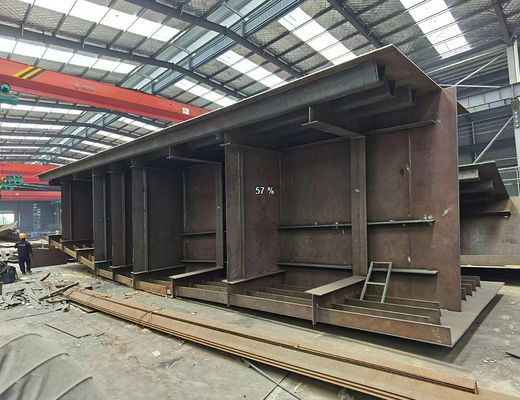 Prefab βιομηχανική χάλυβα πλατφόρμα πλαισίων χάλυβα πλατφορμών αλεξίπυρη κατασκευασμένη