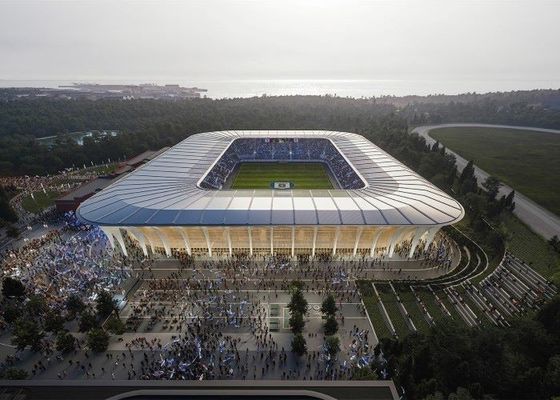 Ελαφρύ Prefab κατασκευασμένη κτηρίων γυμναστικής μετάλλων προ στάδιο χάλυβα