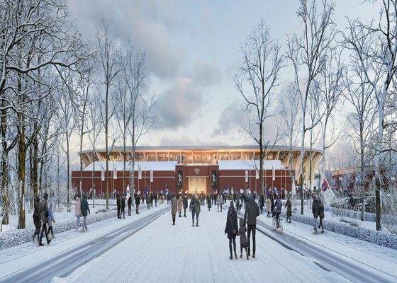 Ελαφρύ Prefab κατασκευασμένη κτηρίων γυμναστικής μετάλλων προ στάδιο χάλυβα
