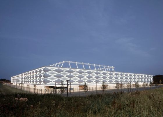 Το χαρακτηριστικό Prefab γυμνάσιο γαλβάνισε τη μακροχρόνια κατασκευή χάλυβα έκτασης