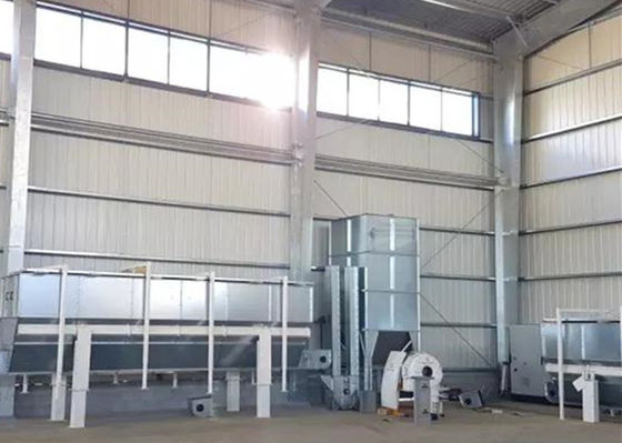 Q235 / Q355 προκατασκευασμένα κτήρια πλαισίων χάλυβα δομών χάλυβα εργαστήριο