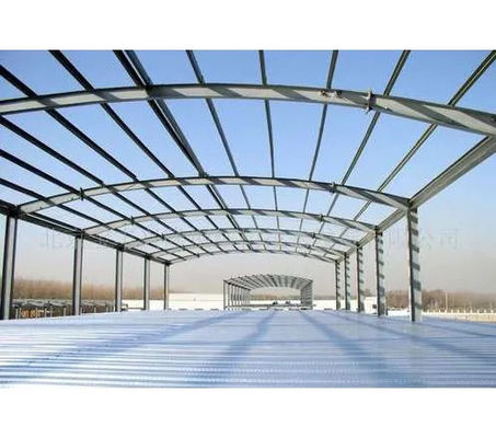 Prefab μετάλλων πλαισίων σχέδιο συνήθειας αποθηκών εμπορευμάτων ελαφρύ Windproof