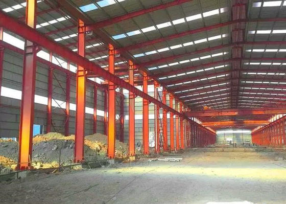 Q355 ενωμένο στενά εργαστήριο δομών χάλυβα τμημάτων Χ με την υδρορροή UPVC