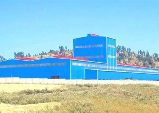 Εργαστήριο Πυρίμαχο Βιομηχανικό Κτίριο Κατασκευασμένων Πλαισίων Μεταλλικών Κατασκευών