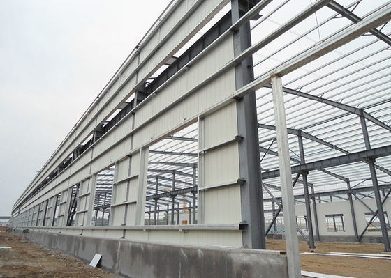 Prefab βιομηχανικό εμπορικό πλαίσιο χάλυβα που χτίζει τη Windproof αίθουσα έκθεσης