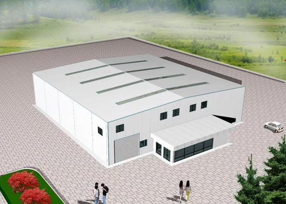 Prefab εργαστήριο επεξεργασίας χάλυβα πλαισίων υπόστεγων δομών χάλυβα βιομηχανίας