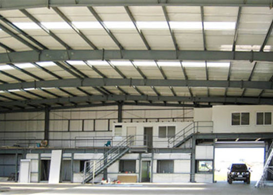 Prefab εργαστήριο επεξεργασίας χάλυβα πλαισίων υπόστεγων δομών χάλυβα βιομηχανίας