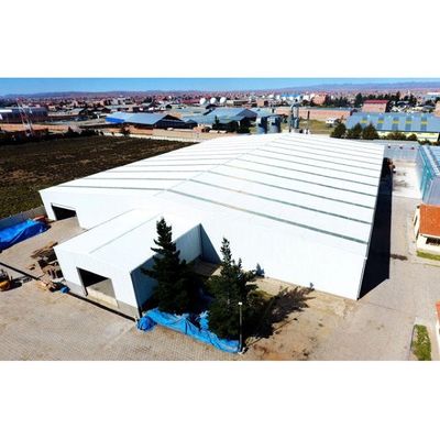Εργαστήριο Προκατασκευασμένων Μεταλλικών Κατασκευών Βιομηχανικό Πλαίσιο Κτίριο Πυρίμαχο