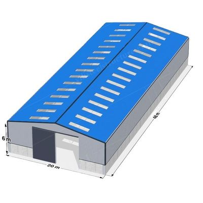 Prefab υλικό πλέγματος Q355B αποθηκών εμπορευμάτων δομών χάλυβα εργαστηρίων
