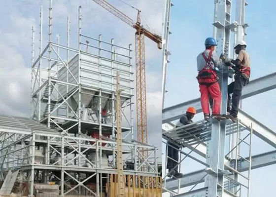 Γαλβανισμένο πλαίσιο χάλυβα εργαστηρίων δομών χάλυβα Prefab βιομηχανικό ΜΒ