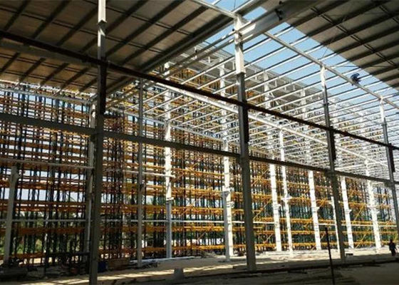 Εμπορικό βιομηχανικό Prefab οικοδόμησης κτηρίου πλαισίων χάλυβα Q355 Q235