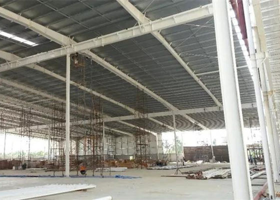 Εμπορικό βιομηχανικό Prefab οικοδόμησης κτηρίου πλαισίων χάλυβα Q355 Q235