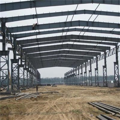 ​Q235 / Q355 Εργαστήριο μεταλλικών κατασκευών Προκατασκευασμένα κτίρια από χαλύβδινο πλαίσιο