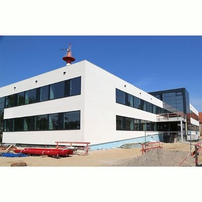 Χαρακτηριστικός μακρύς προκατασκευασμένος έκταση χάλυβας που χτίζει το Prefab συγκεκριμένο σχέδιο