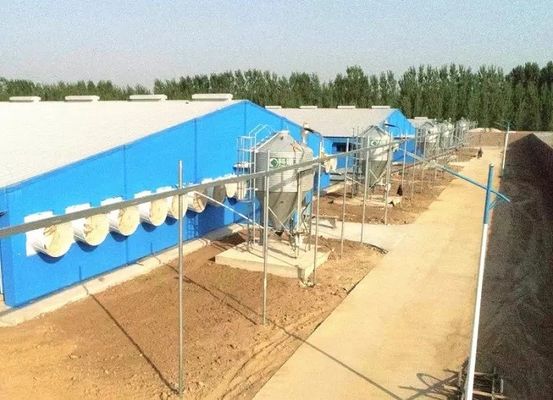 Αλεξίπυρα Prefab αγροτικά κτήρια σπιτιών χοίρων δομών cOem/χάλυβα ODM
