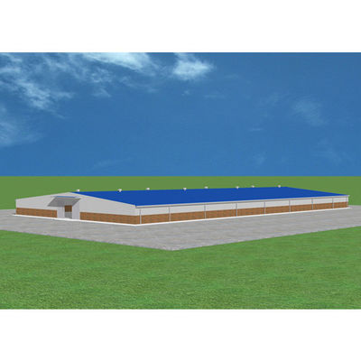 Prefab κατασκευή πλαισίων μετάλλων οικοδόμησης αποθηκών εμπορευμάτων δομών χάλυβα