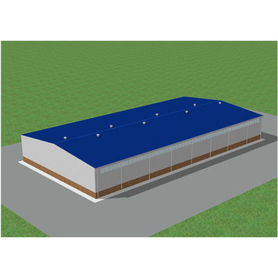 Βιομηχανικό Prefab κτήριο οικοδόμησης πλαισίων αποθηκών εμπορευμάτων δομών χάλυβα