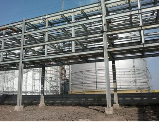 Προσαρμοσμένος ημιώροφος Windproof ISO9001 κατασκευής πλατφορμών δομών χάλυβα