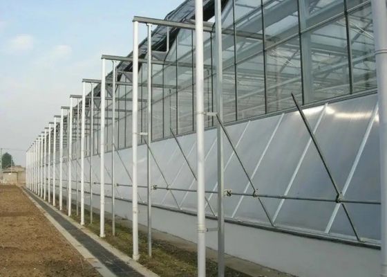 Αρίστης ποιότητας γαλβανισμένη κάλυψη γυαλιού θερμοκηπίων σωλήνων εμπορική