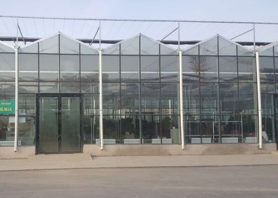 Αρίστης ποιότητας γαλβανισμένος θερμοκήπιο σωλήνας γυαλιού Venlo εμπορικός