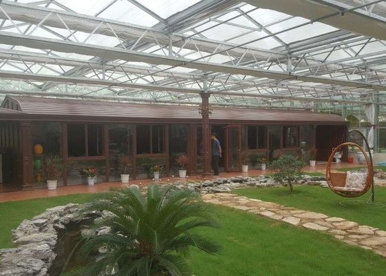 Αρίστης ποιότητας γαλβανισμένος θερμοκήπιο σωλήνας γυαλιού Venlo εμπορικός