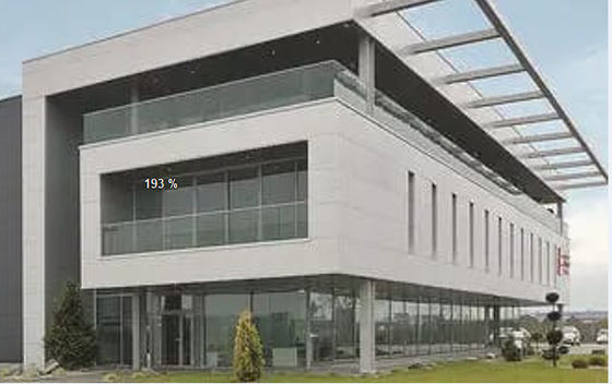 Q355 Εργαστήριο μεταλλικών κτιρίων από χάλυβα τμήματος H για γραφείο