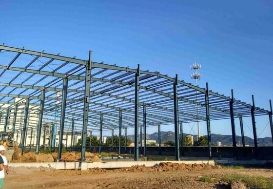 Αποθήκη εμπορευμάτων δομών χάλυβα μεγάλης έκτασης για τη γρήγορη & εύκολη εγκατάσταση