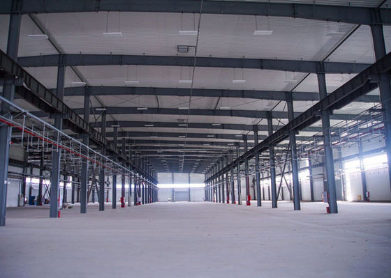 Prefab οικοδόμησης δομών κτήριο πλαισίων χάλυβα αποθηκών εμπορευμάτων βιομηχανικό
