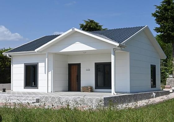 Ανθεκτική ελαφριά Prefab προκατασκευασμένη σπίτι βίλα χάλυβα κατασκευής πλαισίων χάλυβα