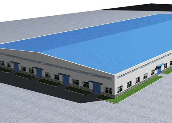 Prefab εργαστήριο επεξεργασίας χάλυβα πλαισίων υπόστεγων δομών χάλυβα βιομηχανίας