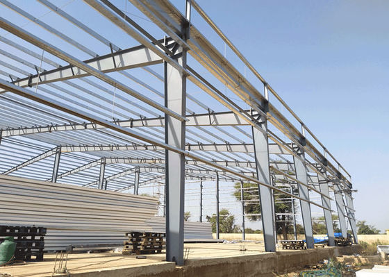 Prefab εργαστήριο επεξεργασίας χάλυβα πλαισίων υπόστεγων δομών χάλυβα βιομηχανίας