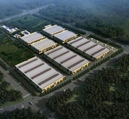 Q235 / Q355 Προκατασκευασμένα κτίρια προκατασκευασμένων σκελετών από χάλυβα αποθήκης