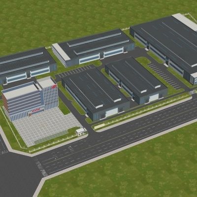 Ζεστά ελατημένο χάλυβα H-Section Steel Column Steel Structure Αποθήκη Αδιάβροχη