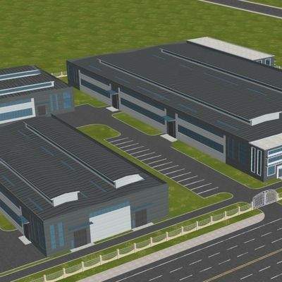 Ζεστά ελατημένο χάλυβα H-Section Steel Column Steel Structure Αποθήκη Αδιάβροχη