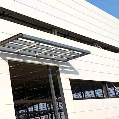 Μεταλλική κατασκευή Χάλυβα δομή Αποθήκη με αλουμίνιο / PVC παράθυρα