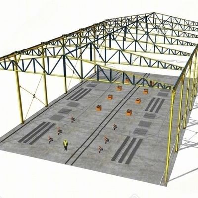 Εργαστήριο μεταλλικών κατασκευών από πλαστικό χάλυβα για βιομηχανικές ανάγκες