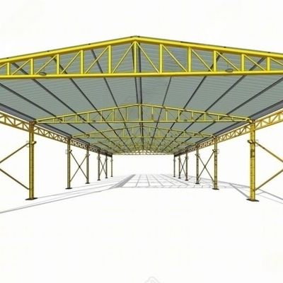 Εργαστήριο μεταλλικών κατασκευών από πλαστικό χάλυβα για βιομηχανικές ανάγκες