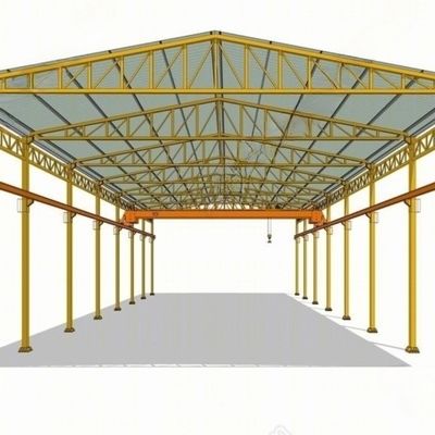 Εργαστήριο μεταλλικών κατασκευών από πλαστικό χάλυβα για βιομηχανικές ανάγκες