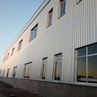 Σιδηροδρομική δομή Σπίτι Ετοιμασμένα μεταλλικά κτίρια για αποθήκη