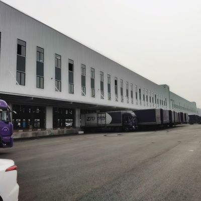 Σιδηροδρομική δομή Σπίτι Ετοιμασμένα μεταλλικά κτίρια για αποθήκη