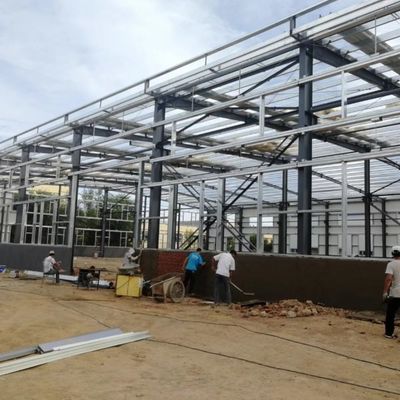 Ελαφρύ βάρος Μοδική προκατασκευασμένη χάλυβα δομή μεταλλικό πλαίσιο αποθήκη εργαστήριο