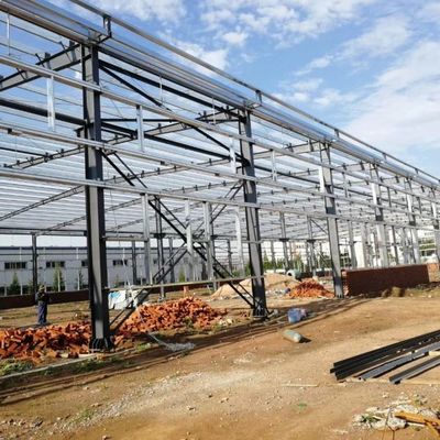 Q355B PEB Σιδηροδρομική δομή Σιδηροδρομικό προκατασκευασμένο κτίριο αποθήκης