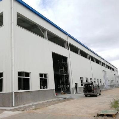 Σύγχρονο σχεδιασμό Light Metal Building Prefab Steel Structure Εργαστήριο