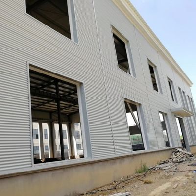 Σύγχρονο σχεδιασμό Light Metal Building Prefab Steel Structure Εργαστήριο