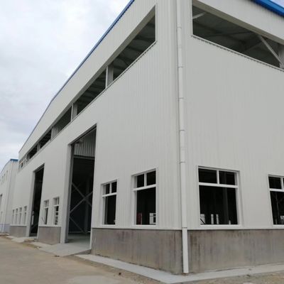 Σύγχρονο σχεδιασμό Light Metal Building Prefab Steel Structure Εργαστήριο
