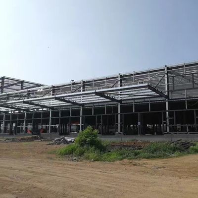 Ελαφριά δομή χάλυβα Αποθήκη Προσυσκευασμένο βιομηχανικό υπόστεγο Σχεδιασμός