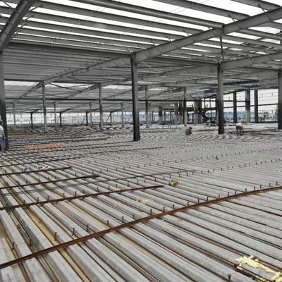 Εύκολη συναρμολόγηση Αδιάβροχη κατασκευαστική δομή χάλυβα Αποθήκη