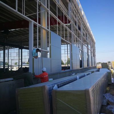 Προπαρασκευασμένο Χάλυβα Φρέμα Μακρά Διαφορά Αποθήκη Βιομηχανική Με Προσαρμοσμένο Σχεδιασμό