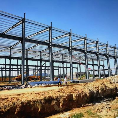 Πύλη Φρέμα Χάλυβα δομή Αποθήκη για αποθήκευση με Χ τμήμα χάλυβα